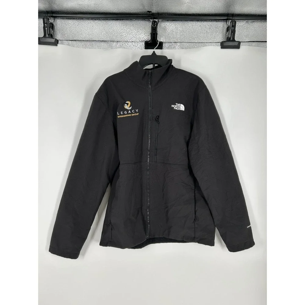 The North Face Softshell Jacket Mens‎ Large Fleece Lined Windwall Full Zip Up